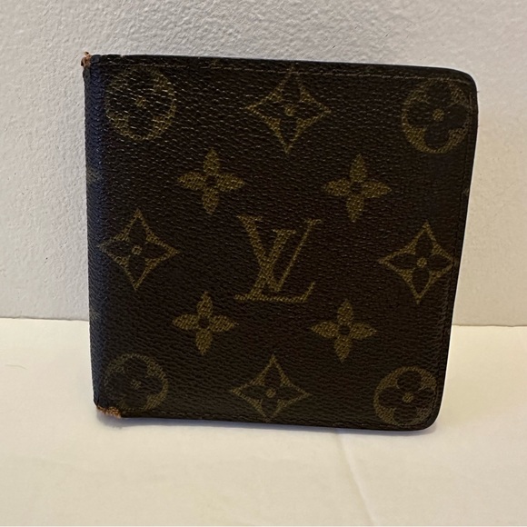 Louis Vuitton Men's Portefeuille Marco Bifold Vintage Wallet LV monogram Leather - Picture 1 of 17